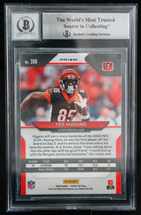 2020 Panini Prizm Silver #308 Tee Higgins Cincinnati Bengals BGS Autograph 10