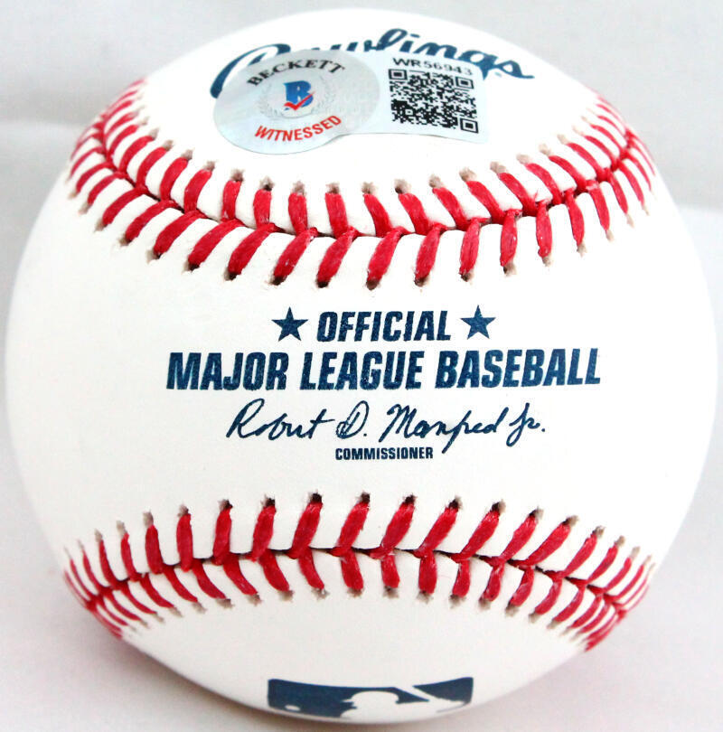 Johnny Manziel Autographed Rawlings OML Baseball w/Heisman-Beckett W Hologram