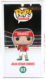 Julio Cesar Chavez Autographed Funko Pop Figurine #03- JSA W *Green