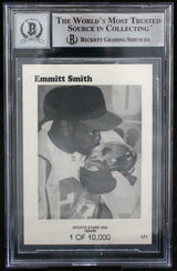 1994-95 Sports Stars USA #171 Emmitt Smith Dallas Cowboys BGS Autograph 10