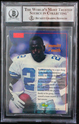 1995-96 Classic Five Sport Signings Die Cuts #97 Emmitt Smith Cowboys BGS Auto 10