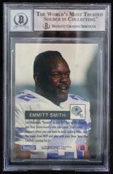 1994 Playoff #238 Emmitt Smith Auto Dallas Cowboys BGS Autograph 10