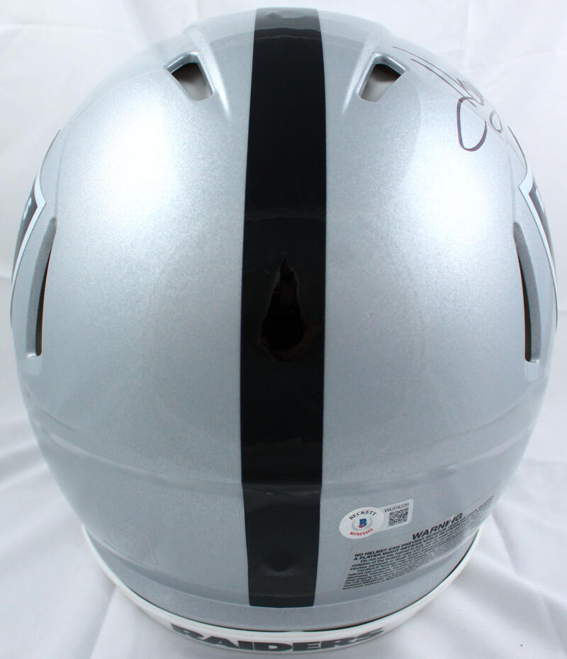 Howie Long Signed Raiders F/S Speed Authentic Helmet w/3 insc.-BeckettW Hologram