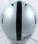 Howie Long Signed Raiders F/S Speed Authentic Helmet w/3 insc.-BeckettW Hologram
