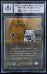 1999 Upper Back Ovation #16 Emmitt Smith Auto Dallas Cowboys BGS Autograph 10