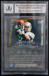 1998 Finest #160 Emmitt Smith Auto Dallas Cowboys BGS Autograph 10