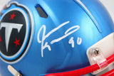 Jevon Kearse Autographed Tennessee Titans Flash Speed Mini Helmet-Beckett W Holo