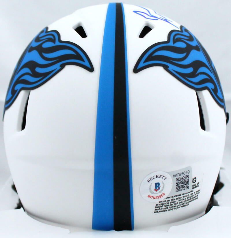 Jevon Kearse Autographed Tennessee Titans Lunar Speed Mini Helmet-Beckett W Holo