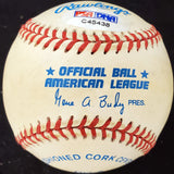 Hal "Skinny" Brown Autographed Official AL Baseball Red Sox, Orioles PSA/DNA #C45438