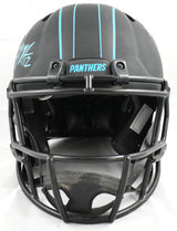 Robbie Anderson D.J. Moore Signed Panthers F/S Eclipse Speed Auth Helmet Beckett