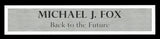 Michael J. Fox Autographed Framed Back To The Future 11x17 Movie Poster Part 1 Marty McFly Beckett BAS Witness Stock #236451