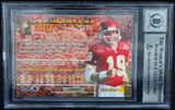 1994 Pinnacle #102 Joe Montana Auto Kansas City Chiefs BGS Autograph 10