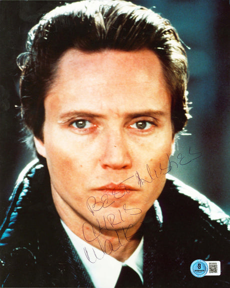 Christopher Walken Catch Me You Can "Best Wishes" Signed 8x10 Photo BAS #BR38909