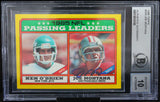 1986 Topps #225 Joe Montana Auto San Francisco 49ers BGS Autograph 10