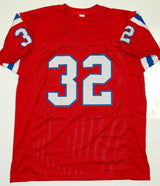 Craig James Autographed Red Pro Style Jersey- JSA Witnessed