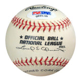 Sal Yvars Autographed Official NL Baseball New York Giants, St. Louis Cardinals PSA/DNA #Q89138