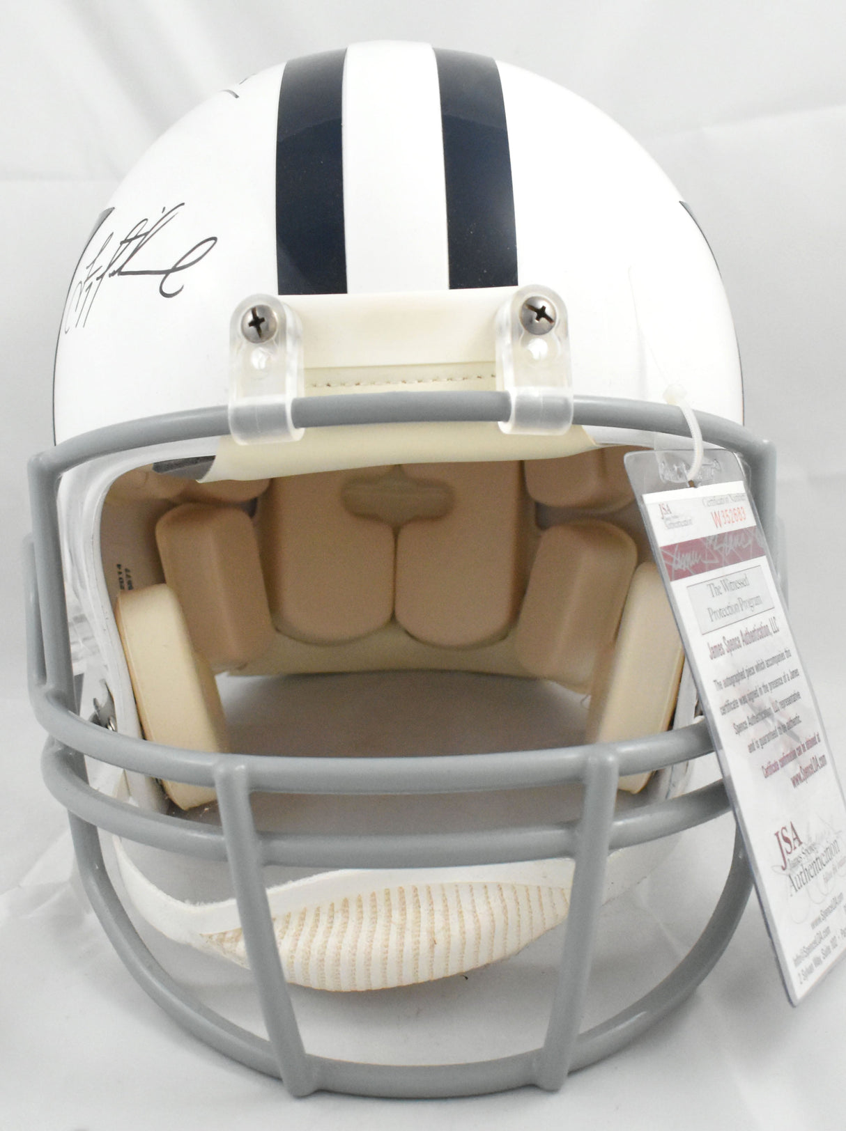Triplets Autographed Dallas Cowboys F/S Speed Authentic Helmet - JSA W