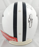 Triplets Autographed Dallas Cowboys F/S Speed Authentic Helmet - JSA W
