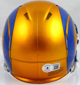 Odell Beckham Jr. Autographed Los Angeles Rams Flash Speed Mini Helmet-BAW Holo