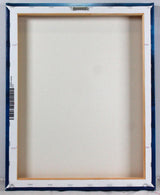 CeeDee Lamb Signed Dallas Cowboys Framed 16x20 Stretched Canvas-Fanatics *Silver