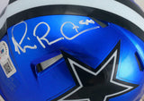 Michael Irvin Autographed Dallas Cowboys Flash Speed Mini Helmet- Beckett W Holo