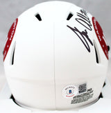 Jonathan Allen Signed Washington Lunar Speed Mini Helmet-Beckett W Hologram