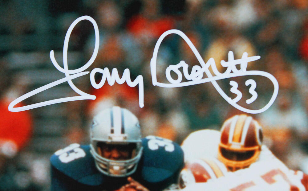 Tony Dorsett Autographed Dallas Cowboys 8x10 PF Running Photo-Beckett W Hologram