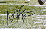 Najee Harris Autographed Pittsburgh Steelers 16x20 TD FP Photo-Fanatics *Black