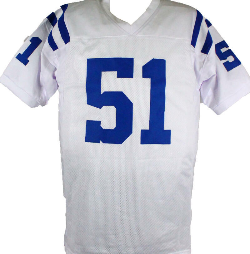 Kwity Paye Autographed White Pro Style Jersey *1- Beckett W Hologram *Silver