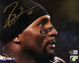 Ray Lewis Autographed Baltimore Ravens 8x10 HM Close Up Photo-Beckett W Hologram