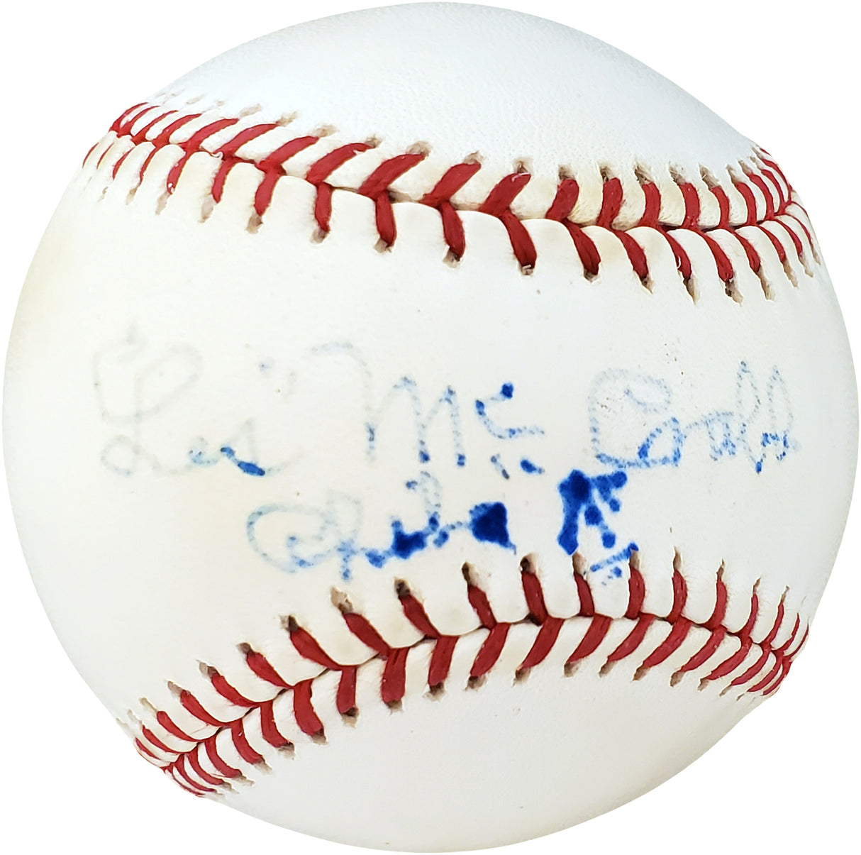 Les McCrabb Autographed Official AL Baseball Philadelphia A's "Phil. A's " PSA/DNA #C64141