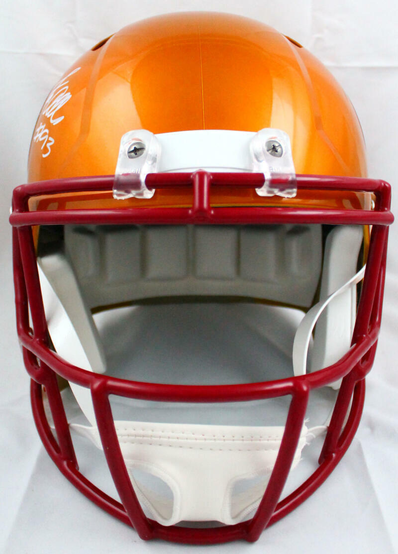 Jonathan Allen Signed Washington Football Team F/S Flash Speed Helmet-BAW Holo