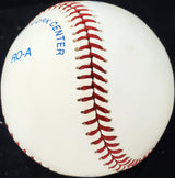 Les McCrabb Autographed Official AL Baseball Philadelphia A's "Phil. A's " PSA/DNA #C64141