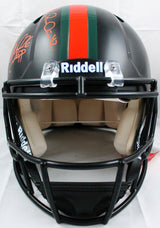 Sapp, Irvin, Johnson, Lewis, Gore Signed F/S Miami Speed Authentic Helmet-BAW