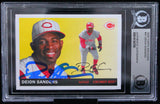 2020 Topps Archives #41 Deion Sanders Cincinnati Reds Autograph Beckett Auth