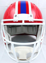 Thurman Thomas Autographed Bills 87-01 F/S Speed Helmet w/HOF-Beckett W Hologram
