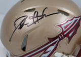 Deion Sanders Autographed Florida State Speed Mini Helmet-Beckett W Hologram