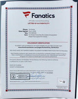 Tom Brady Signed Tampa Bay Buccaneers Flash Speed Mini Helmet- Fanatics/LOA