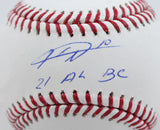 Yuli Gurriel Autographed Rawlings OML Baseball w/21 AL BC-JSA W *Blue