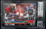 1995 Skybox Impact #132 Deion Sanders San Francisco 49ers BGS Autograph 10