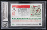 2020 Topps Archives #41 Deion Sanders Dallas Cowboys BGS Autograph 10