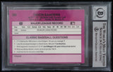 1989 Classic Travel Purple #200 Deion Sanders New York Yankees BGS Autograph 10