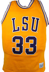 Shaquille O'Neal Autographed LSU Gold Retro Brand Jersey-Beckett W Hologram