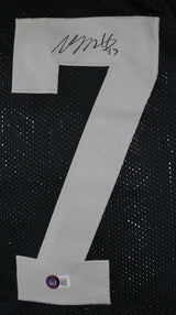 Davante Adams Autographed Black Pro Style Jersey-Beckett W Hologram *Black