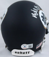 Michael Mayer Autographed Notre Dame Schutt Blue Mini Helmet-Beckett W Hologram