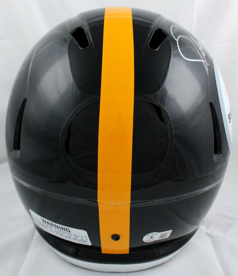 Jerome Bettis Signed Pittsburgh Steelers F/S Speed Helmet w/HOF -Beckett W Holo