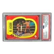 Dolph Lundgren Signed Ivan Drago 1985 Topps #9 Sticker Card PSA/DNA - Sports Integrity
