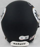 Chase Claypool Autographed Notre Dame Blue Alt Mini Helmet-Beckett W Hologram