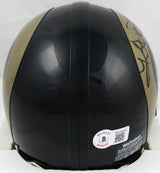 Kurt Warner Signed St. Louis Rams 00-16 Mini Helmet w/HOF/SB MVP-Beckett W Holo