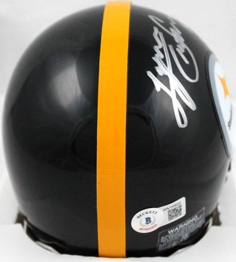 Lynn Swann Autographed Pittsburgh Steelers Mini Helmet w/HOF-Beckett W Hologram